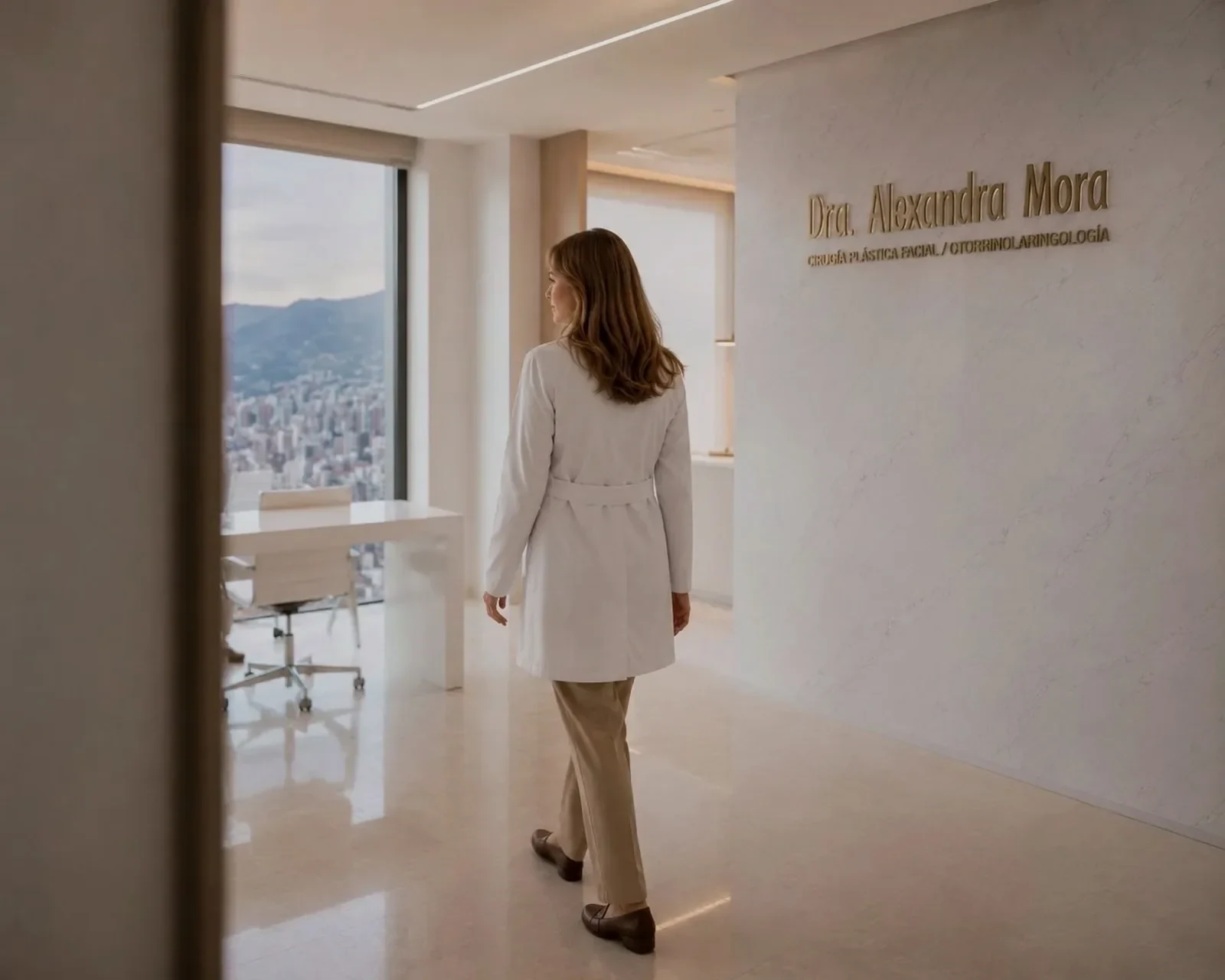 Dr. Alexandra Mora's practice at Centro Médico Almirante Colón, Bogotá
